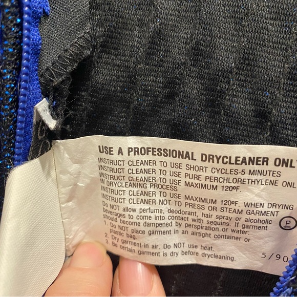 Jarrod’s sapphire blue sequin formal gown. Size 9/10 - Picture 3 of 12